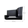 Caisson De Marche Pied Avgh - Version Plastique Noir