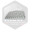 Grille Marche Pied Inf Gh/Dt - Version Acier Chromé