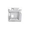 Caisson Marche Pied Gh Av Trou - Version Peint Blanc RAL 9016
