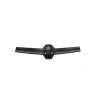 Bandeau Support De Sigle - Version Plastique Noir+Chrome