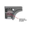 Aile Marche Pied Gh - Version Gris Trou Circulaire