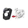 Support Anti Brouillard Avdt - Version Plastique Noir