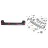 Pare Choc Arriere Plastique - Version Nu Av Trous De Capteur