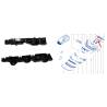 Kit Support Pare Choc Avant - Version Plastique Noir