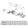 Support De Réservoir Ø250 - Version RAL 9005