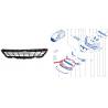 Grille De Pare Choc Avant - Version Plastique Noir