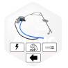 Leve Vitre Elec Gh Avec Moteur - Version 2 Pins Sans Confort