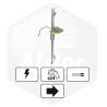 Leve Vitre Elec Dt Avec Moteur - Version 2 Pins Sans Confort