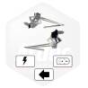 Leve Vitre Elec Gh Avec Moteur - Version 2 Pins Sans Confort
