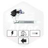Leve Vitre Elec Gh Avec Moteur - Version 2 Pins Sans Confort