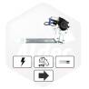 Leve Vitre Elec Dt Avec Moteur - Version 2 Pins Sans Confort