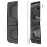 Obturateur Avdt De Pare Choc - Version Plastique Gris/Noir
