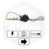 Leve Vitre Elec Dt Avec Moteur - Version 2 Pins Sans Confort
