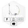 Lève Vitre Elec Avdt 2 PIN - Version Ss Confort Avec Moteur
