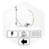 Lève Vitre Elec Avgh 2 PIN - Version Ss Confort Avec Moteur