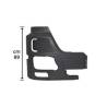 Pare Choc Avant Droit - Version Plastique Gris / Noir