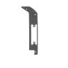 Support Feu Avdt Sur Pare Choc - Version Plastique Gris/Noir