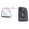 Miroir Retro Principal Gh - Degivrant + Capteur Angle Mort