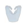 Clip Fixation De Vitre - Version Plastique