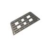 Grille Marche Pied Dt/Gh - Version Plastique Gris / Noir