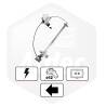 Leve Vitre Elec Gh Avec Moteur - Version 2 Pins Sans Confort