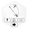 Leve Vitre Elec Dt Avec Moteur - Version 2 Pins Sans Confort