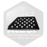 Grille Marche Pied Gh - Version Metallique Noir