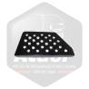 Grille Marche Pied Dt - Version Metallique Noir