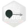 Obturateur De Pare Choc Av - Version Plastique Noir