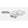 Grille Sur Aile Laterale Avdt - Version Plastique Gris