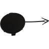 Obturateur De Pare Choc Av - Version Plastique Noir