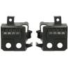 Kit Support Int Pare Choc Av - Version Plastique Noir