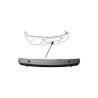 Grille Marche Pied P.C Avant - Version Plastique Noir