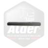 Pare Choc Arriere - Version Plastique Gris Foncé