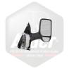 Retroviseur Complet Gh - Version Electrique Bras Court