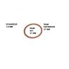 Joint Plat Cuivre Diam Int 21 - Diametre Ext 27 Epaisseur 1.5