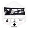 Leve Vitre Elec Dt Avec Moteur - Version 6 Pins Avec Confort