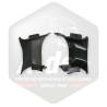 Cache Central Bras Rétro Gh - Version Plastique Gris / Noir