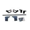 Kit De Supports Pour Visière - Toit Elevé Finition Métal Noir