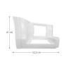 Caisson De Marche Pied Avdt - Version Peint En Blanc IC194