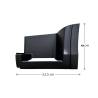 Caisson De Marche Pied Avgh - Version Plastique Noir