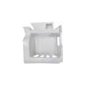 Caisson Marche Pied Dt Ss Trou - Version Peint Blanc RAL 9010