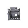 Caisson Marche Pied Dt Av Trou - Version Plastique Gris