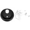 Bouchon Passe Fils sur Aile Ar - Version Plastique Gris / Noir