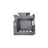 Caisson Marche Pied Dt Ss Trou - Version Plastique Gris