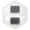 Obturateur De Pare Choc - Version Plastique Gris/Noir