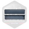 Rallonge D'Aile De Cabine Dt - Version Plastique Gris