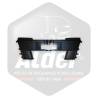 Pare Choc Central - Version Plastique Gris/Noir