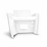 Caisson Marche Pied Dt - Version Peint Blanc RAL 9147