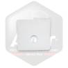 Obturateur M.P Dt/Gh - Version Peint Blanc RAL 9147